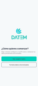 DATEMApp interface demonstration